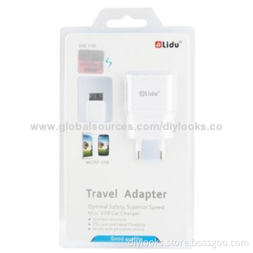 EU Plug Dual Port USB Output Travel Charger for SamsungNew